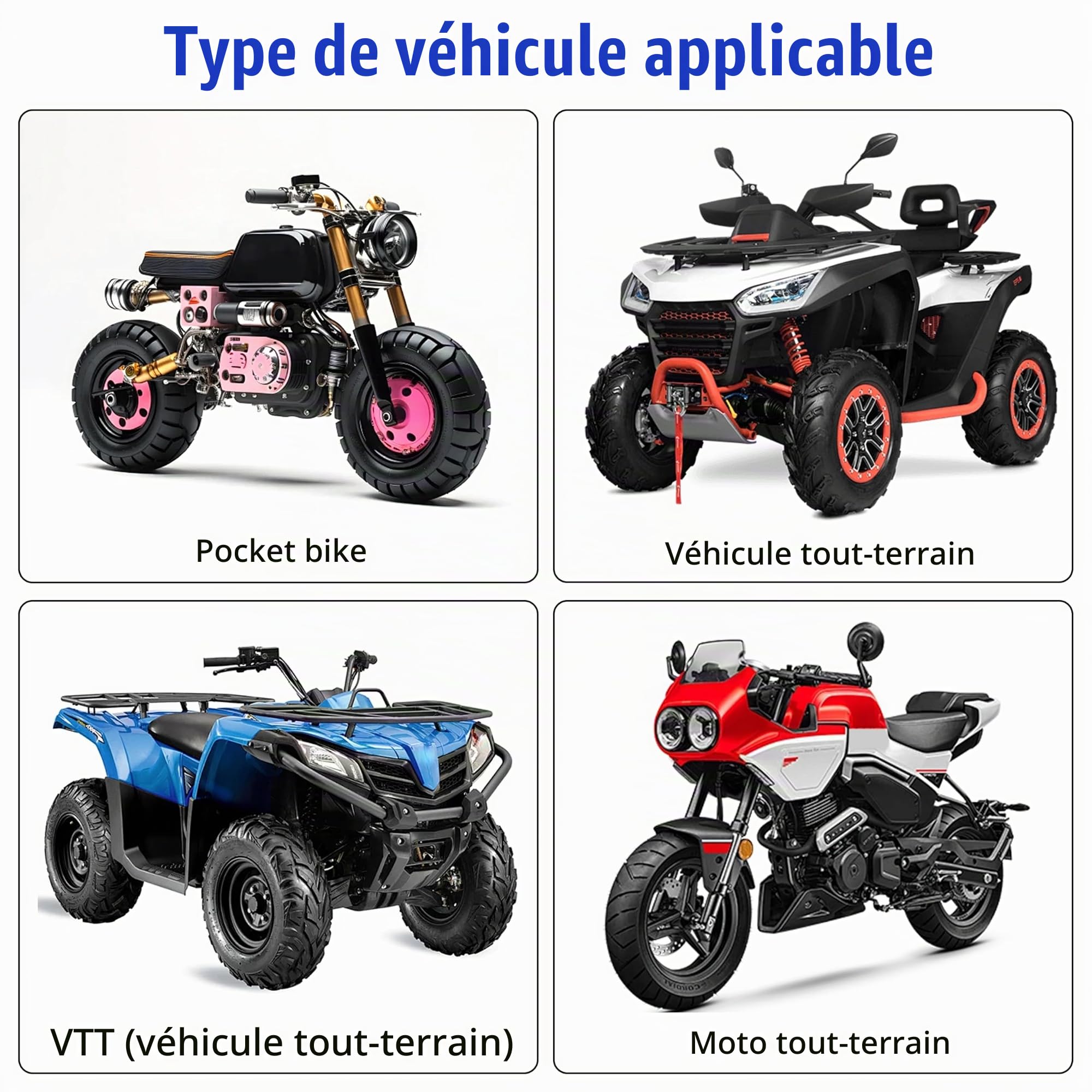 Tunejoy Embrayage de Vélo de Poche avec 2 Ressorts Embrayage Pocket Bike Le fer pour 2 Temps 43cc 47cc 49cc Mini Pocket Bike Dirt Pit Bike Quad ATV avec Rainuré Rouge