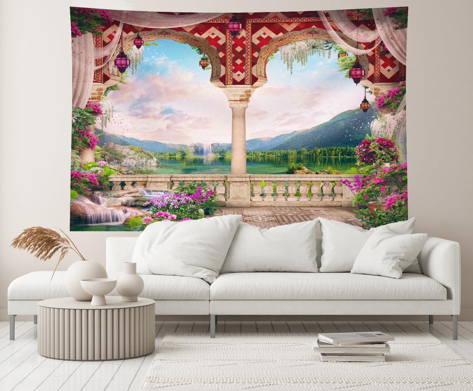 CHNYWORK 2,1 X 1,5 M Vintage-Balkon-Hintergrund, Ge Produktbild-Vorschau 3