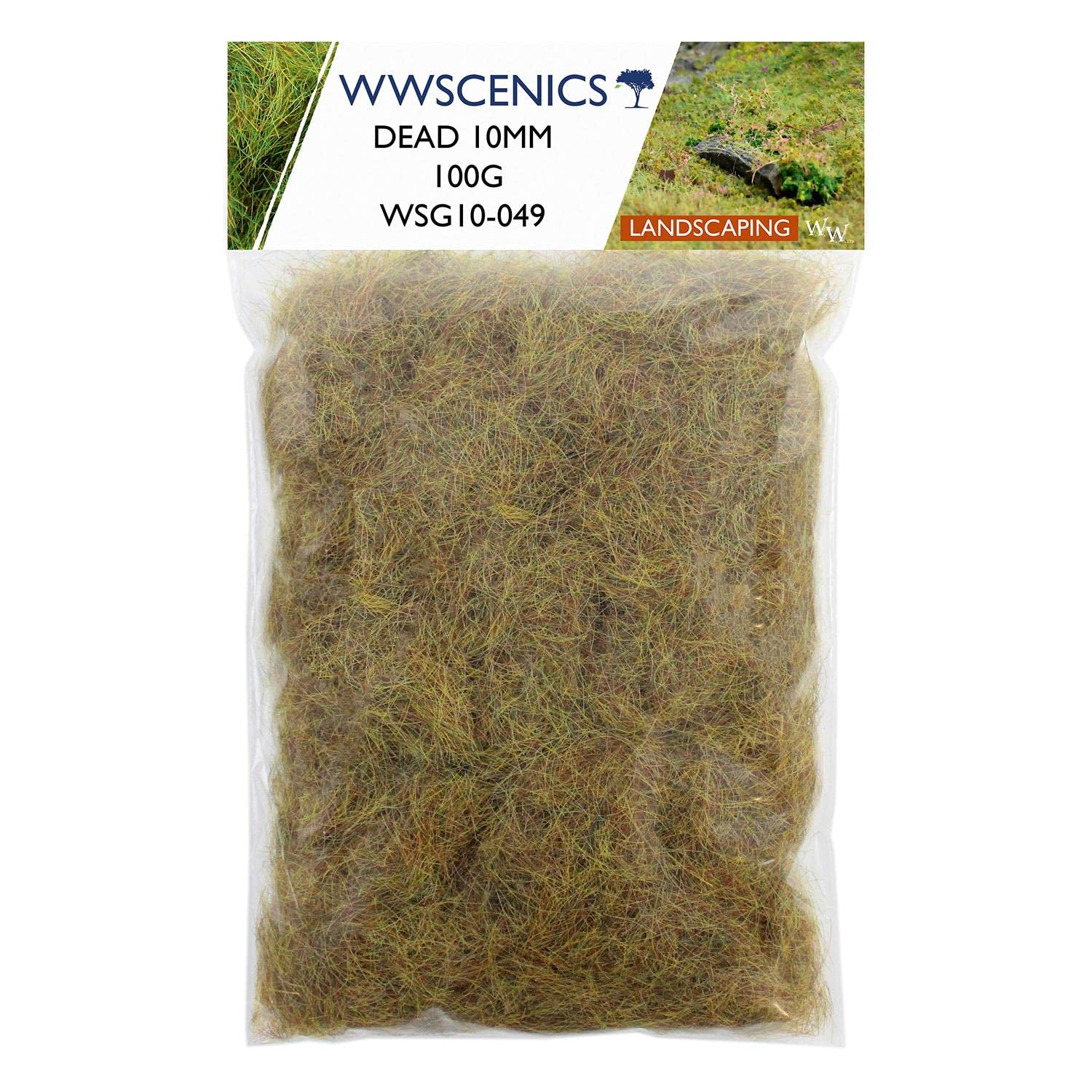 WWS War World Scenics WWScenics | 10mm Herbe Statique Morte | 100g | WSG10-049 | Matériel pour Maquette Réaliste
