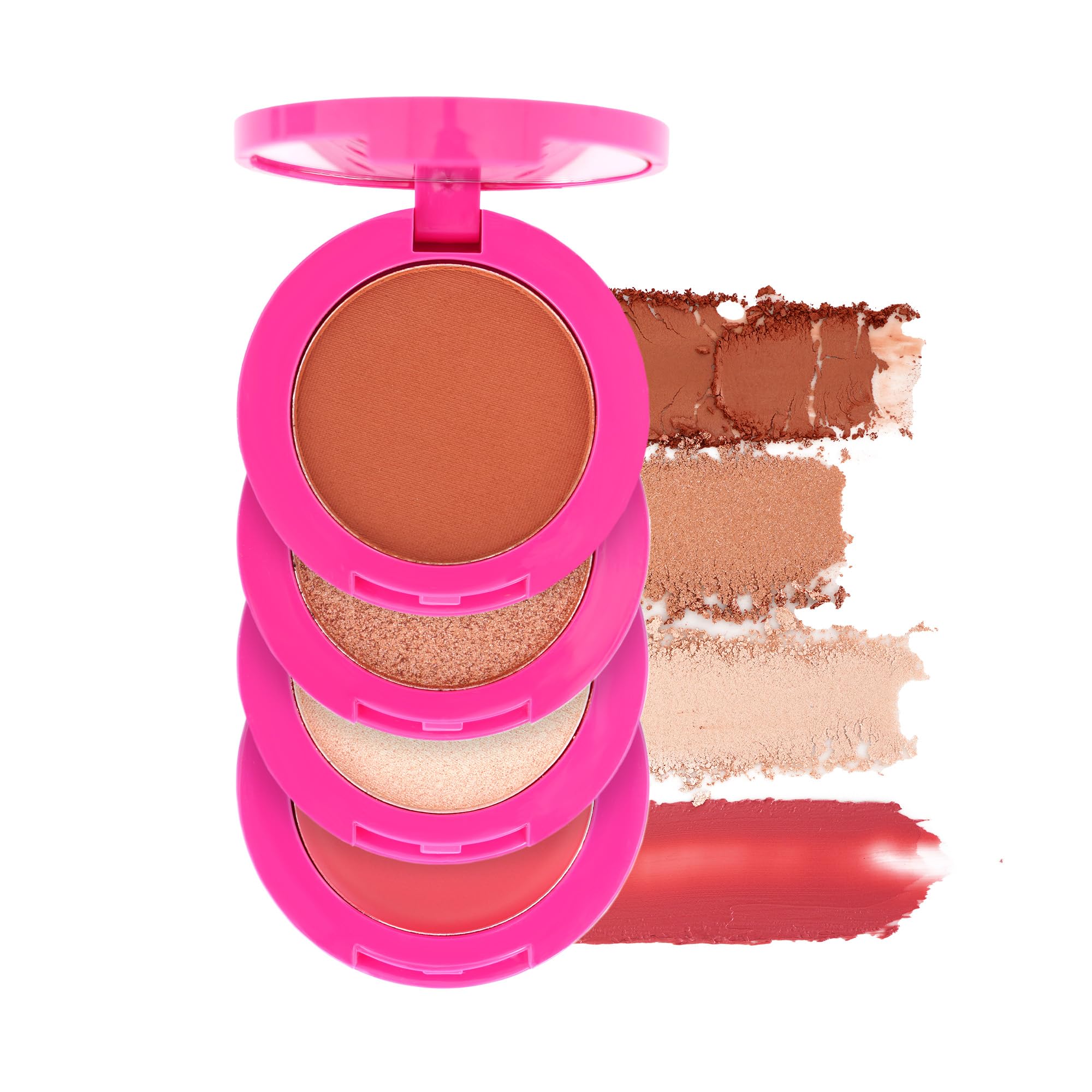 赤目天使　Double Dip Super Glow D24: Psycho Swiss Beauty Craze Baesic 4-in-1 Multi-Face Palette