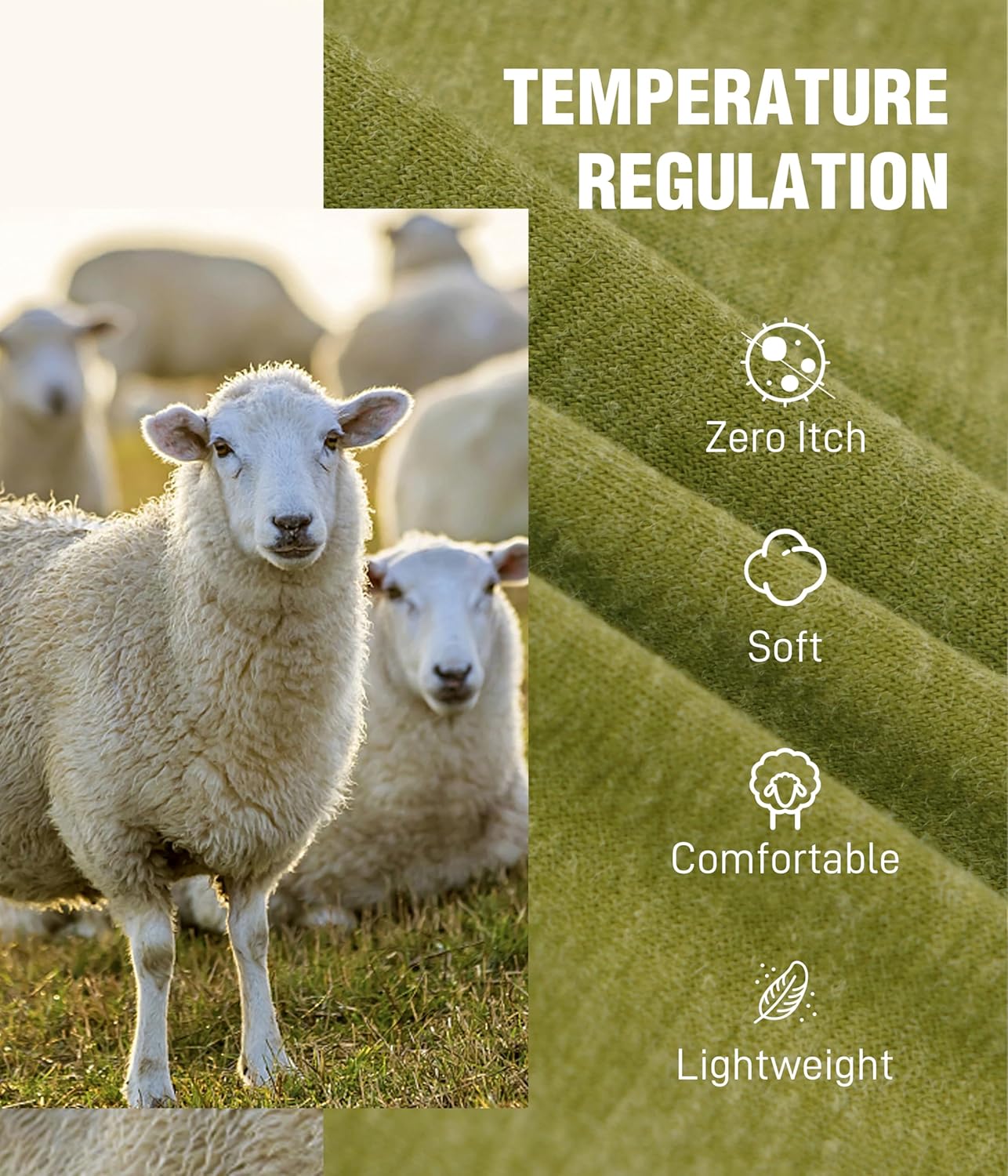 Merino Wool Underwear Men,Breathable Wooly Boxer Briefs,Moisture Wicking Underwear for Men 2 Pack - Image 3