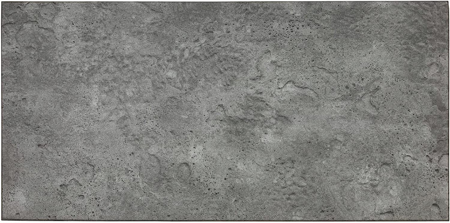 Panele ścienne DECCART o wyglądzie betonu - panele sufitowe - okładzina ścienna okładzina sufitowa z imitacją betonu - 100x50 cm - ciemnoszary - 7014 XL - 32 sztuki (16 m²)