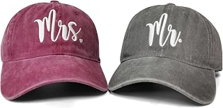 Mr Mrs Mom Dad Captain First Mate Mama and Mini Baseball Hats