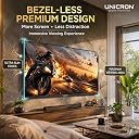 UNICRON TE 32 Inch Android Smart TV, HD Ready LED Television for Home, Gaming, Office with WiFi, 30W Sound with Premium Frameless Design, Built in Apps gallery image