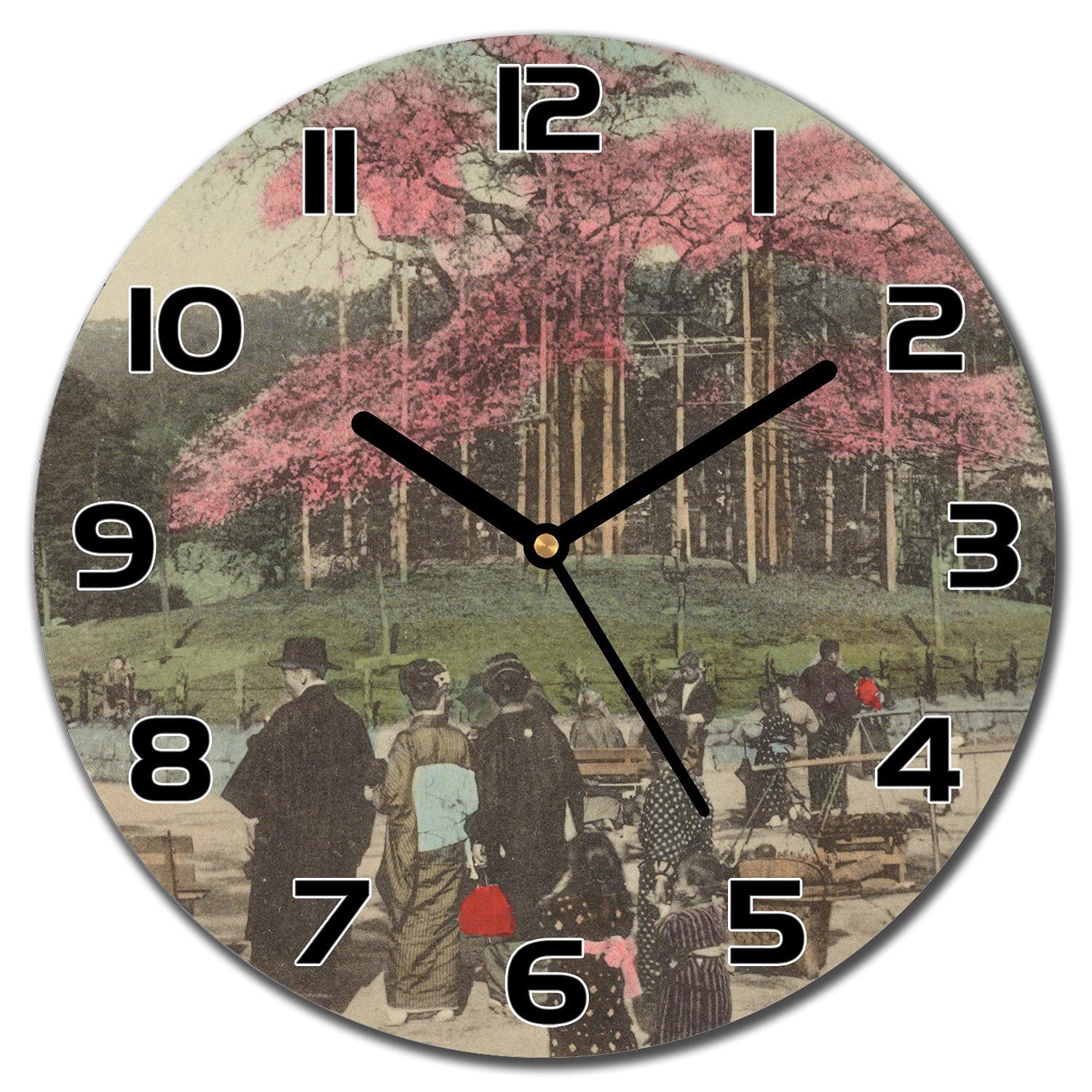 Horloge en verre de sécurité 30 cm avec impression haute définition
