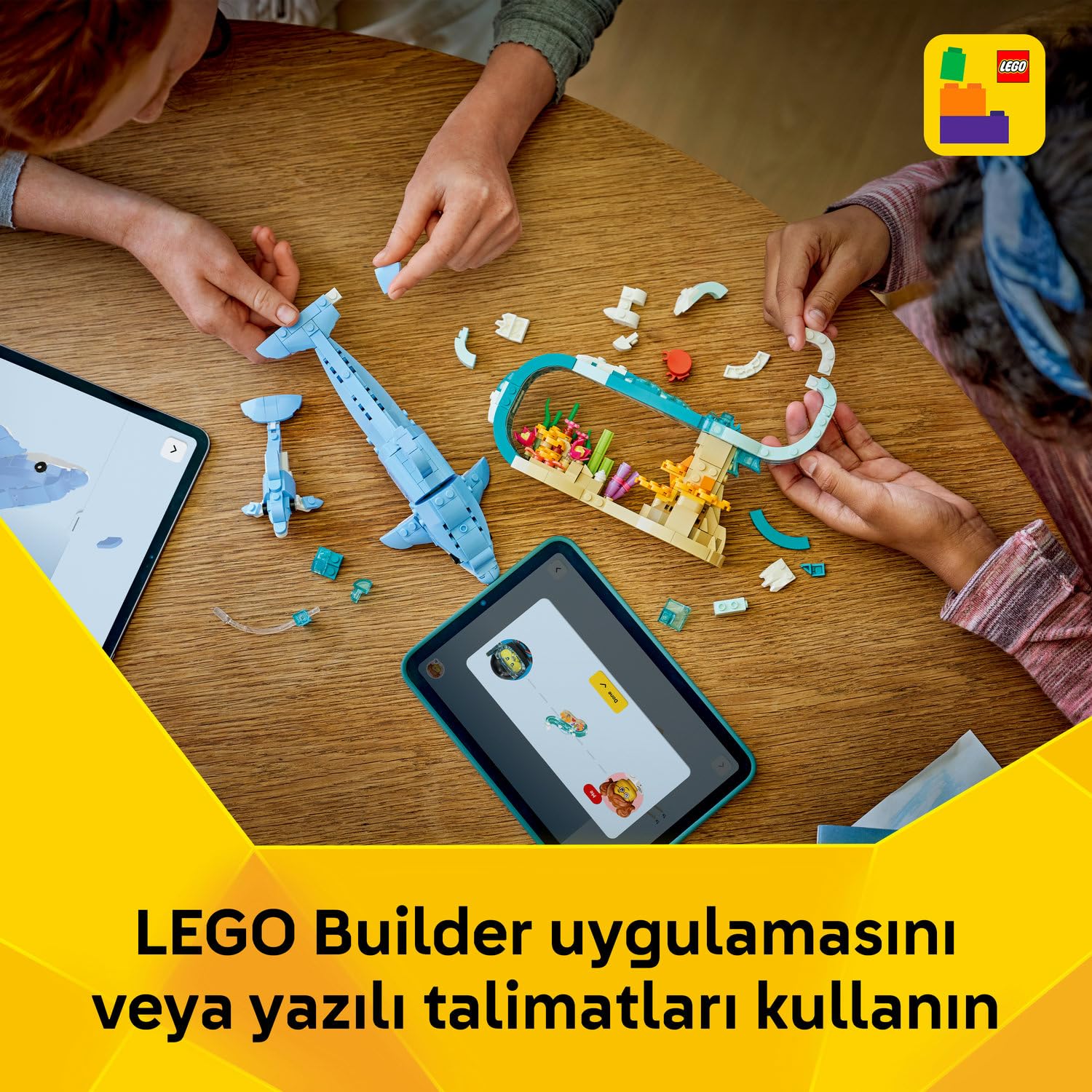 LEGO Creator 3'ü 1 Arada Deniz Hayvanları: Güzel Yunuslar 31385