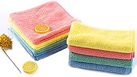 Vista 4 de Matthew - Paquete de 12 paños de limpieza de microfibra (12 x 12 pulgadas), trapos de limpieza de absorción de agua, reutilizables y lavables