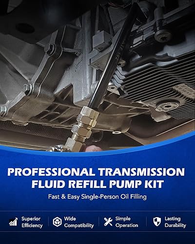 Miniatura 7 de Orion Motor Tech Bomba de fluido de transmisión de 7.5L, kit de recarga manual ATF de 2 galones, bomba manual de líquido de transmisión automotora,