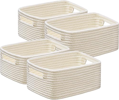 Miniatura 132 de UBBCARE Paquete de 2 canastas pequeñas, canastas de almacenamiento tejidas para organización, canasta de regalo pequeña, canasta de juguetes