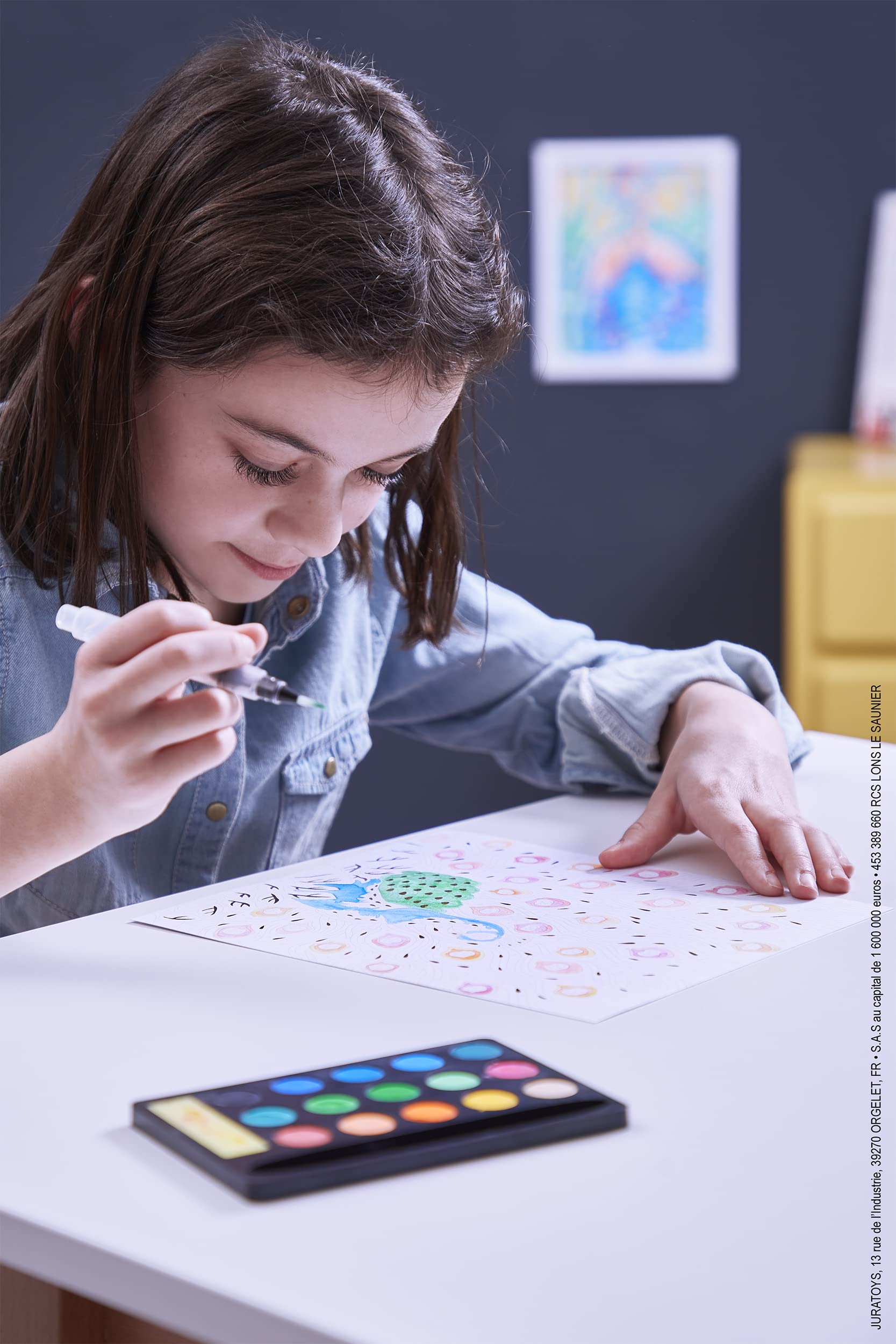 Janod - Fabulous Birds Paint by Number Set - 2 Paintings to Make