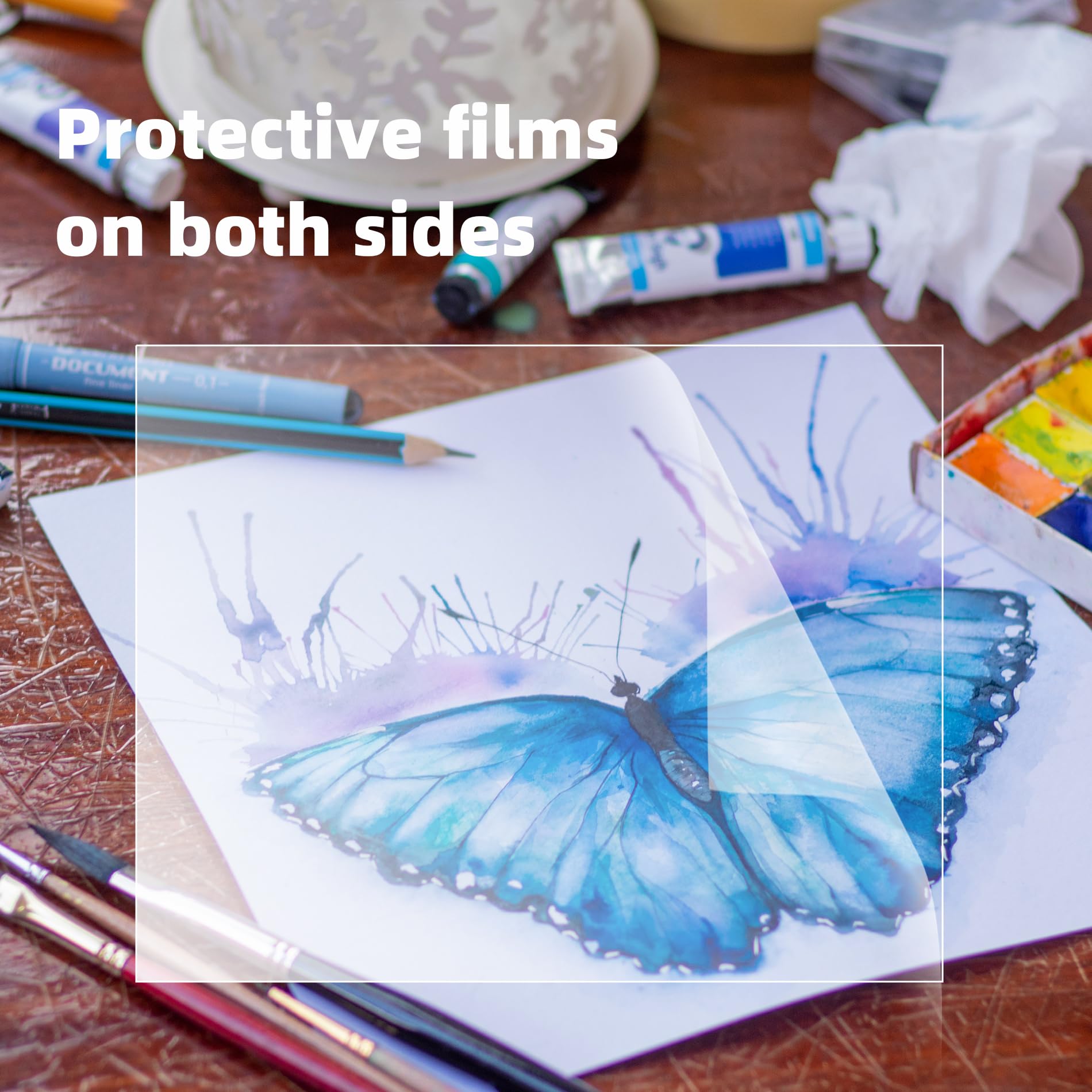 PET Acrylic Sheets - 2 Pack 1/8" Clear Sheets -6
