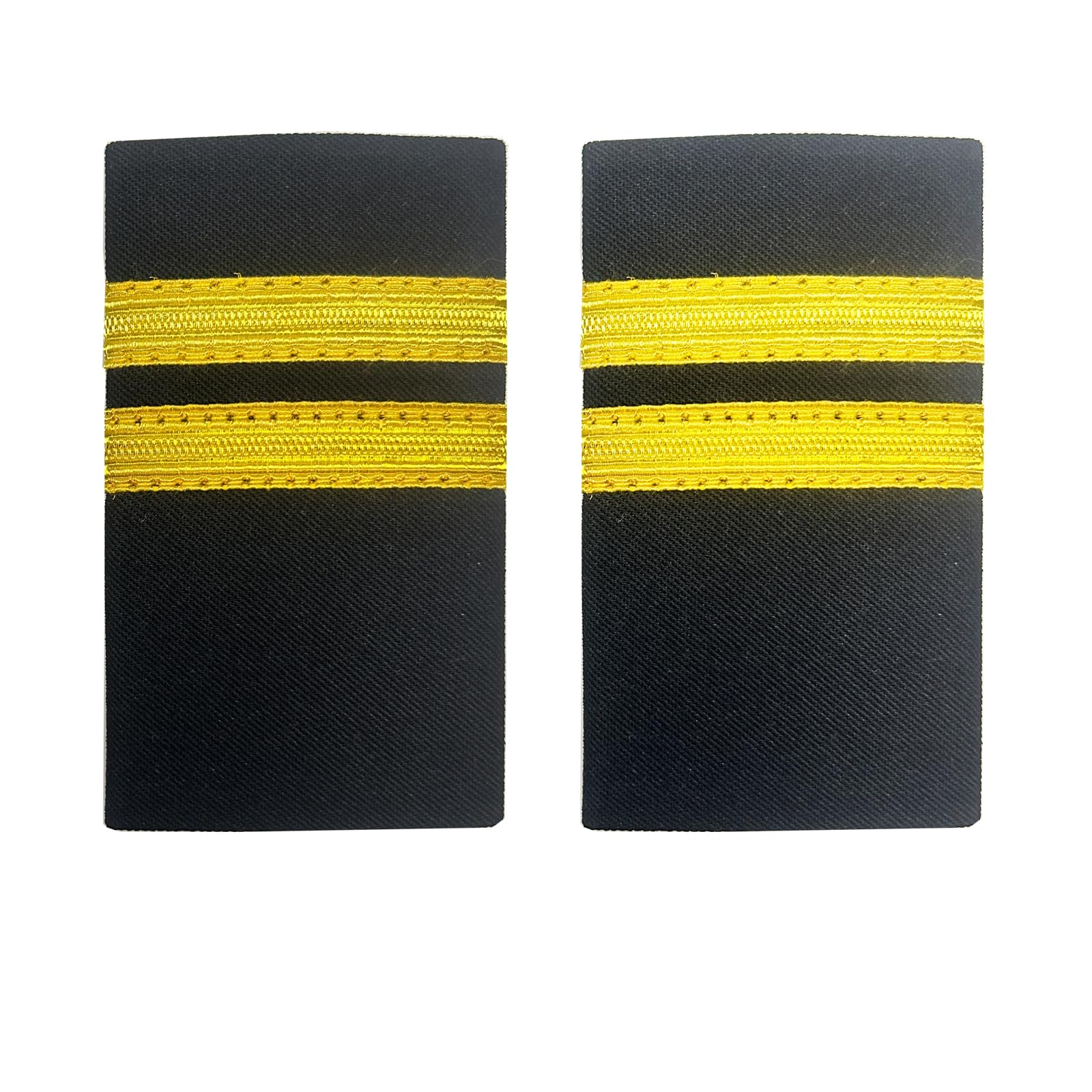 KKmeter 1 Pair Pilot Epaulet Shoulder Boards Traditional Airlines Pilot Captain Officer Uniform Epaulets