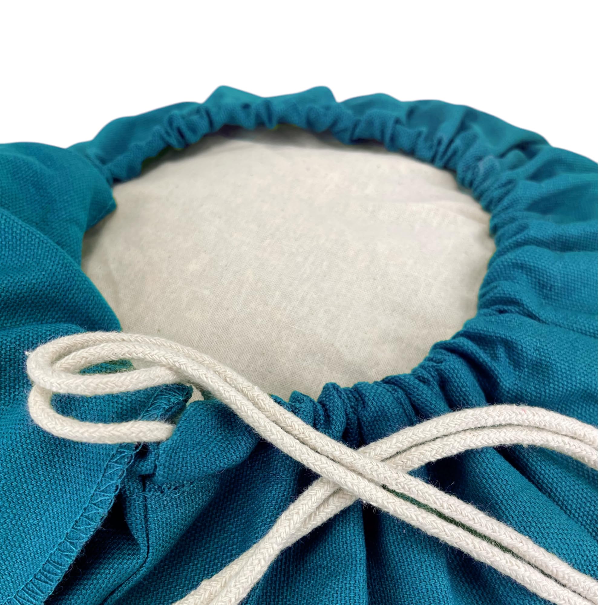 Poduszka do jogi, poduszka do medytacji, haftowany kwiat życia, 33 x 15 cm, dla początkujących i doświadczonych ekologicznych łusków orkiszu, wypełnienie, poszewka i wsyp z