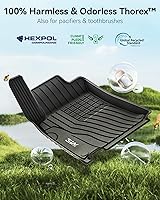 Vista 89 de 3W Alfombrillas de suelo aptas para Benz E-Class 2017-2023 TPE para todo tipo de clima, ajuste personalizado para E300, E320, E400, E350, E63, E550