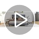 Sweetcrispy Queen Size Bed Frame - Fabric Upholstered Platform Bed with Headboard, 800LBS Sturdy Wooden Slats Support, No Box Spring Needed, Noise Free, Easy Assembly, Grey