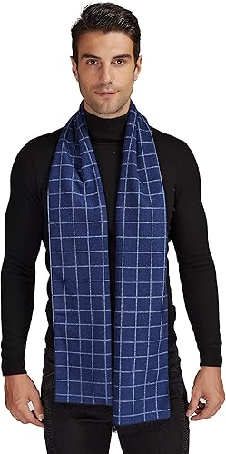 EP Mode Bufanda de seda cepillada de lujo para hombre, excepcionalmente suave y cálida