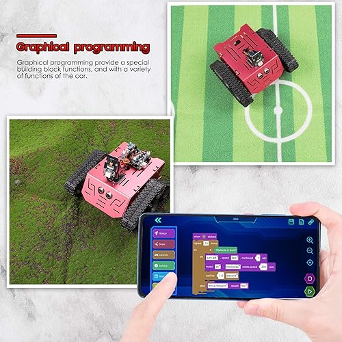 Miniatura 4 de ELEGOO Kit de tanque de robot Conqueror con UNO R3 para Arduino Robótica para niños de 8 a 12 años de 12 a 16 años, kits de ciencia STEM, robots de