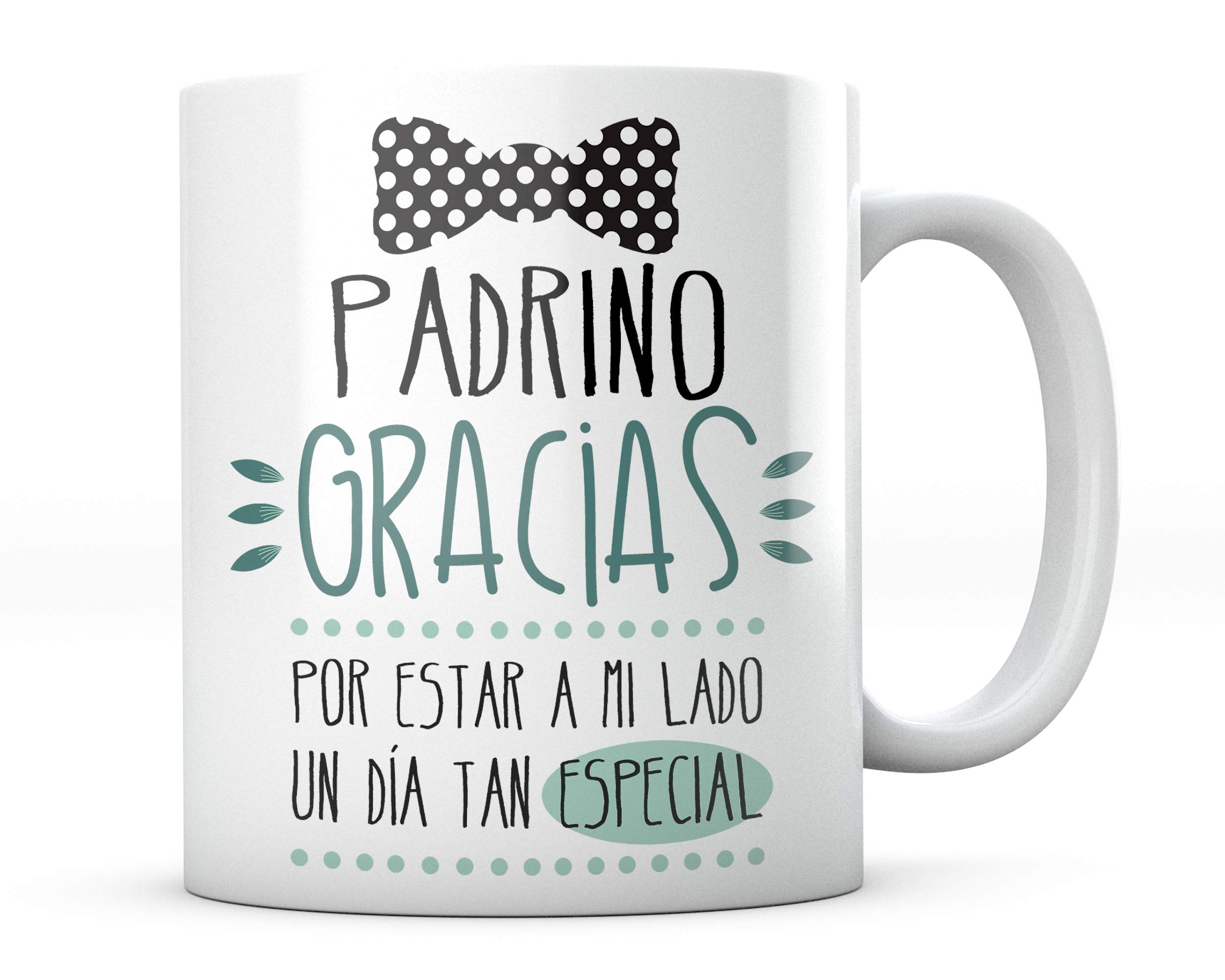 PANISCUS Taza para Regalar Padrino Gracias por Estar a mi Lado Regalo para Amigo Boda Matrimonio Celebración