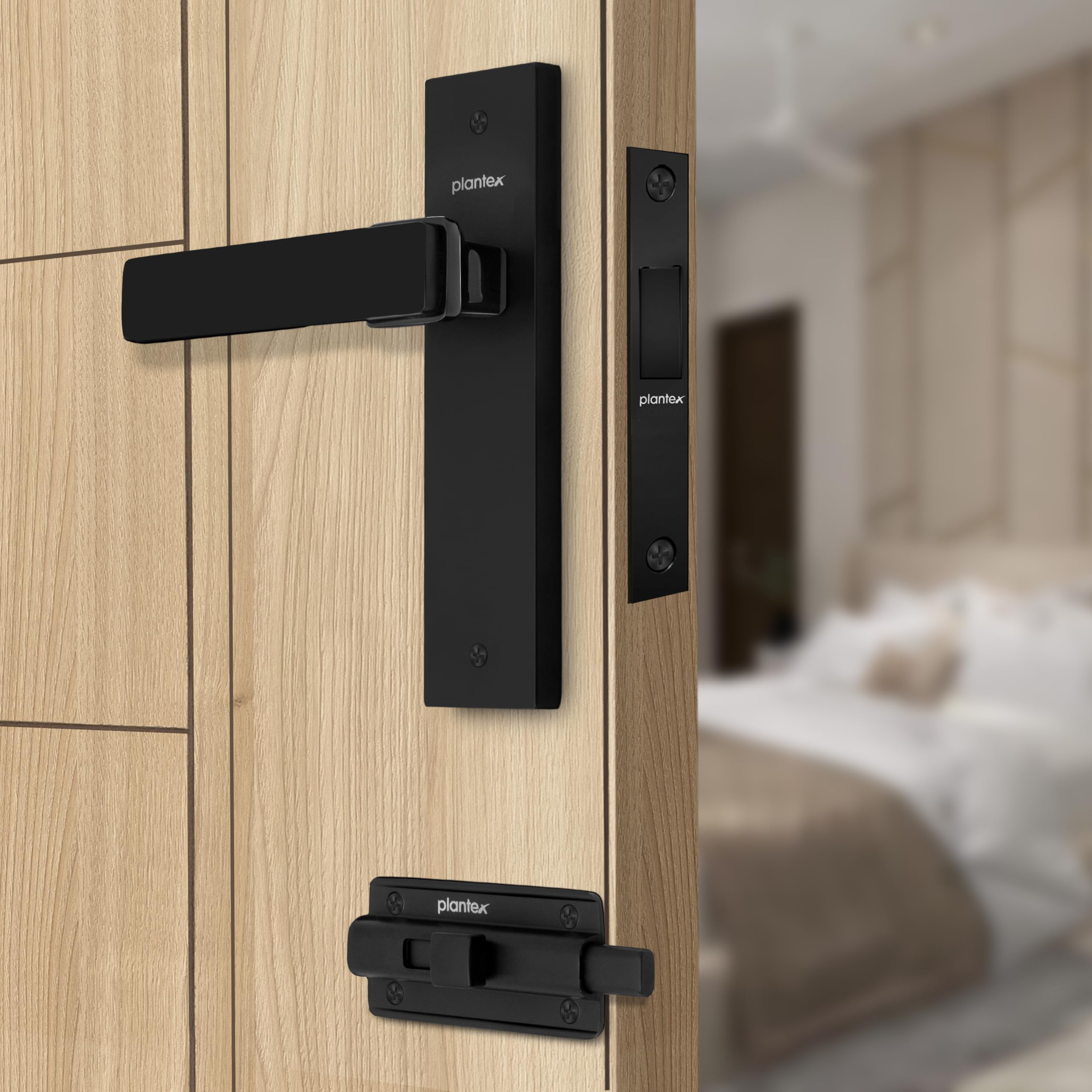Plantex Heavy-Duty Door Lock - Secure & Stylish -9