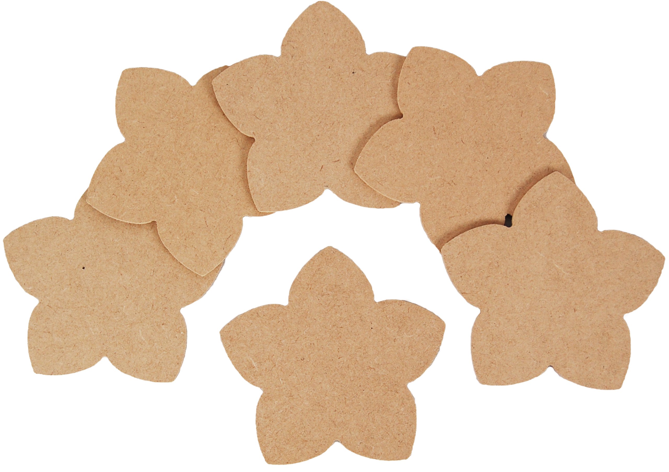Flower Coasters (5 petal) - 6 pack