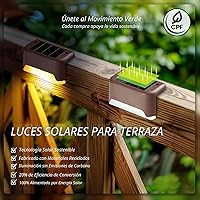 Vista 3 de Solpex luces Led solares para cubierta al aire libre, paquete de 16, impermeables, ideales para escaleras, cercas, patio, y senderos