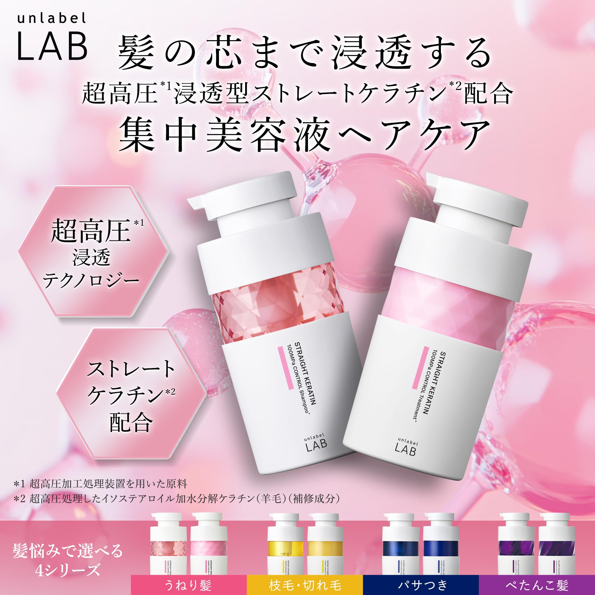 Amazon | アンレーベルラボ KRコントロール シャンプートリートメント