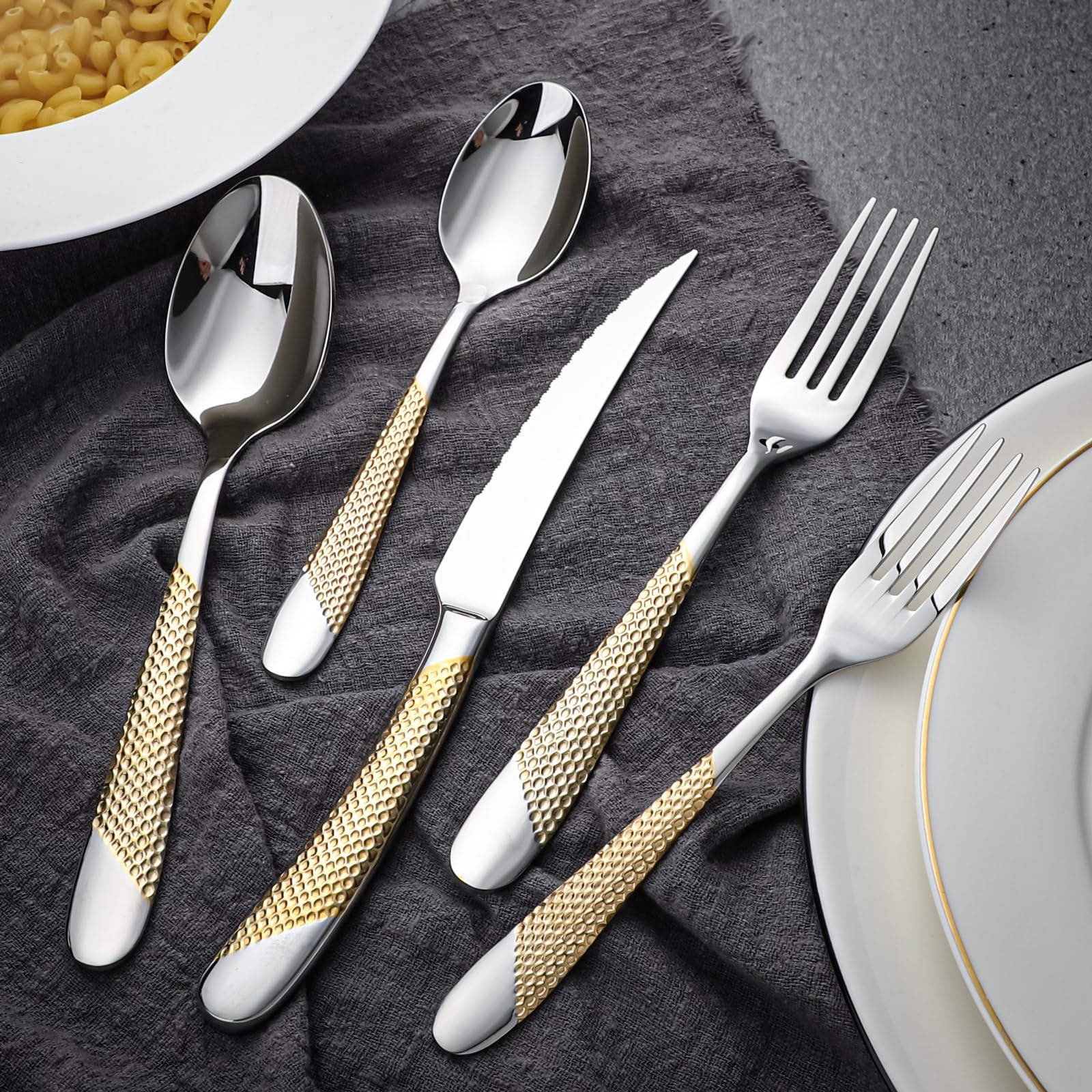 60-Piece Silverware Set Stainless Steel Flatware Sets for 12 — Amazon image 4