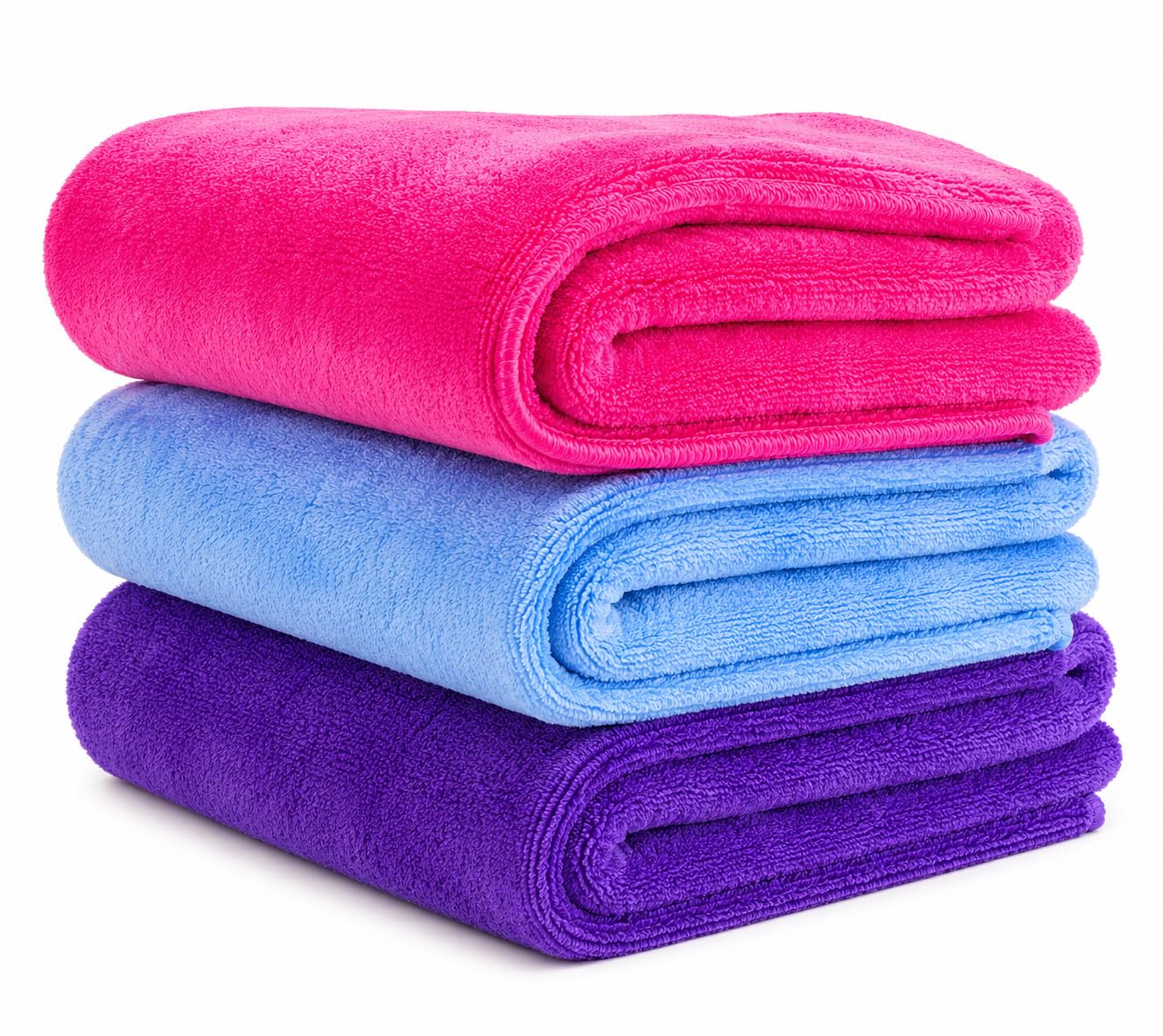 Microfiber Gym Towel 40x60 cm, 420 GSM Super Soft Quick Dry Workout Towel, Absorbent Sports Hand Towel, Pack of 3-image-31