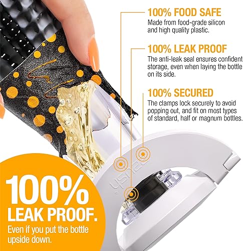 Miniatura 3 de zzysh Tapón de vino espumoso  Preserve la efervescencia durante 4 semanas  Para el sistema de preservación de vino espumoso zzysh  Tapones de