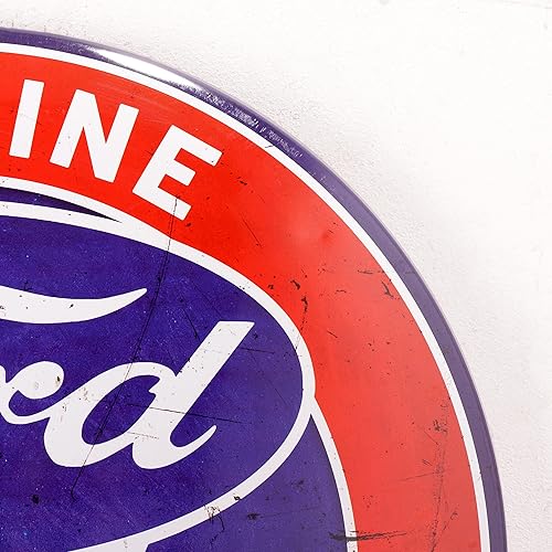 Miniatura 215 de American Art Decor Letrero de metal con forma de cúpula – Decoración retro de habitación para bar, cueva de hombre, garaje, sala de juegos, Corona