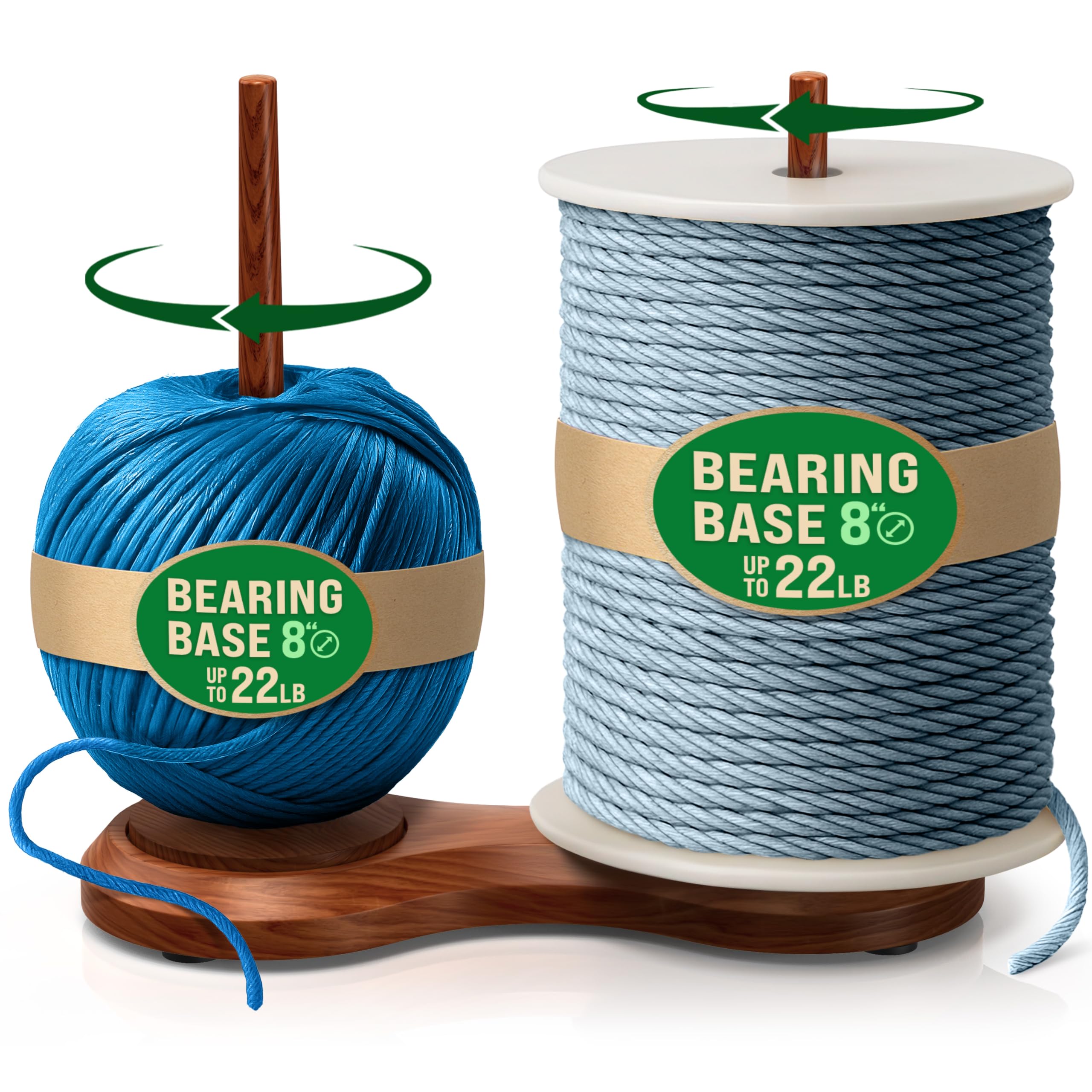 Amazon.com : BARVA Double Yarn Holder 44 Lb Total Capacity for