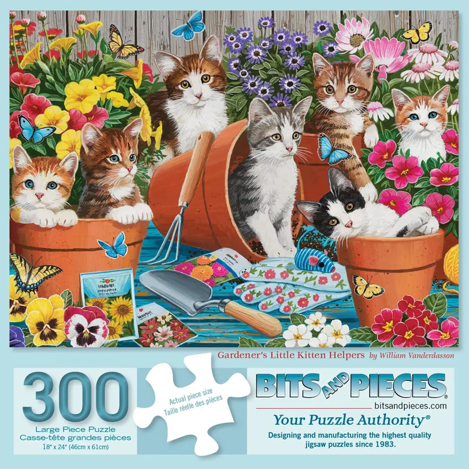Amazon.com: Bits and Pieces 300 Piece Puzzles for Adults 300 Large
