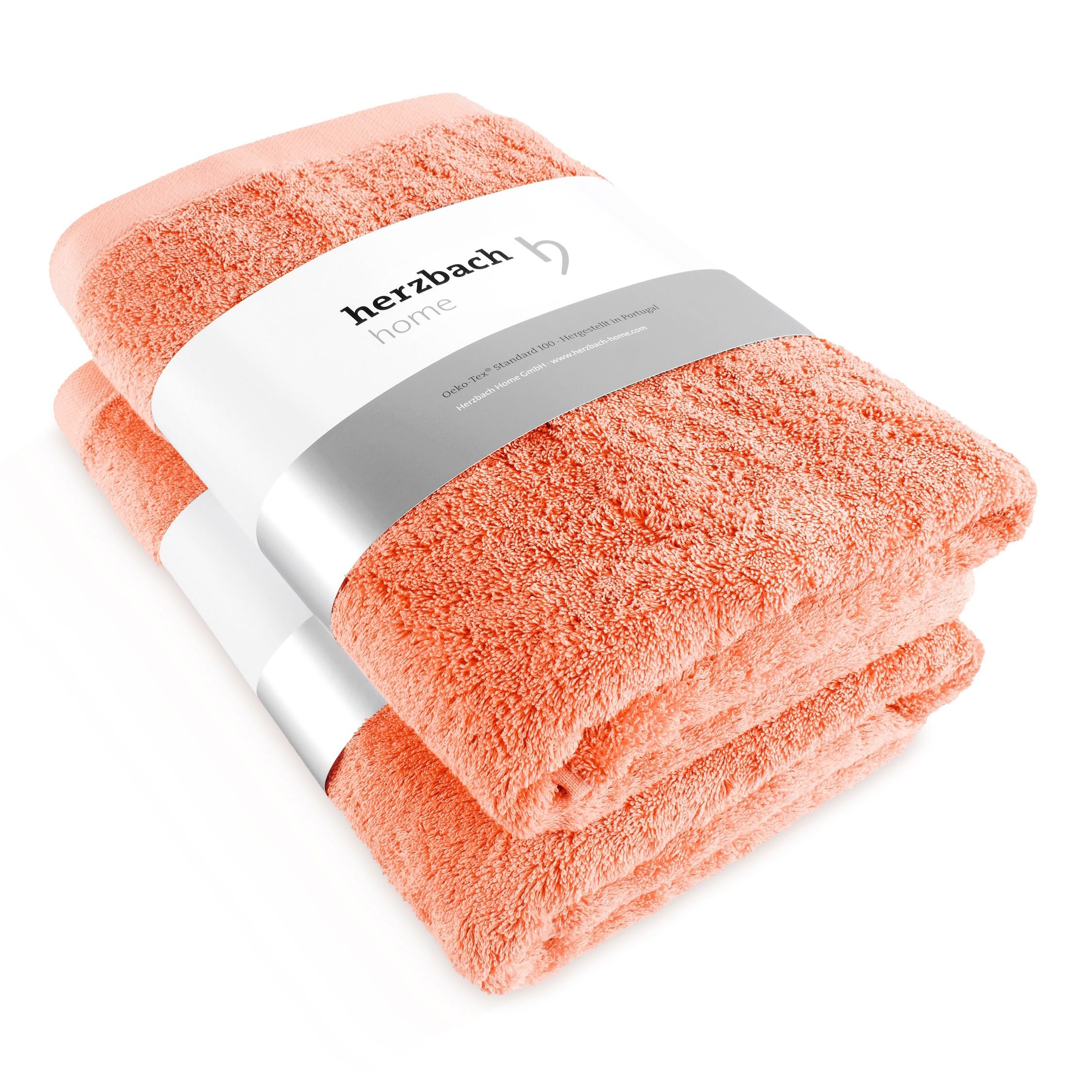Serviette de douche en coton doux grand drap de bain corail lot de 2