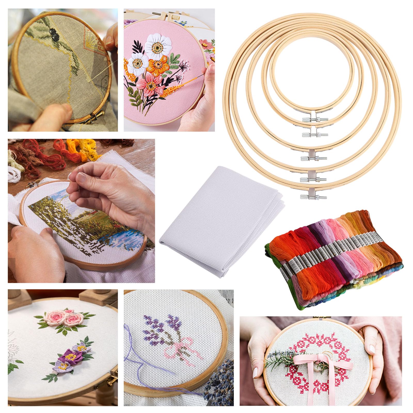 our fave Filato da ricamo include cerchio 100 colori filo per progetti domestici filo multicolore