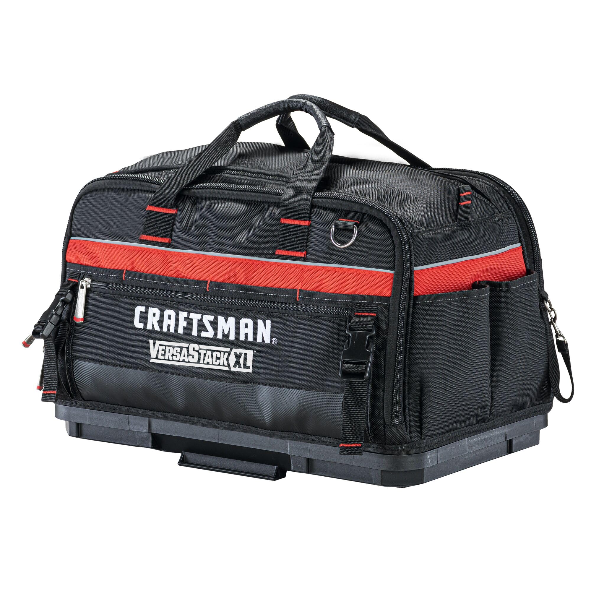CRAFTSMAN TRADESTACK torba na narzędzia, 57 cm, trwały poliester, czarno-czerwona (CMST21450)