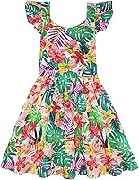 Vista 281 de Vestido de verano para niña, de algodón, con diseño floral