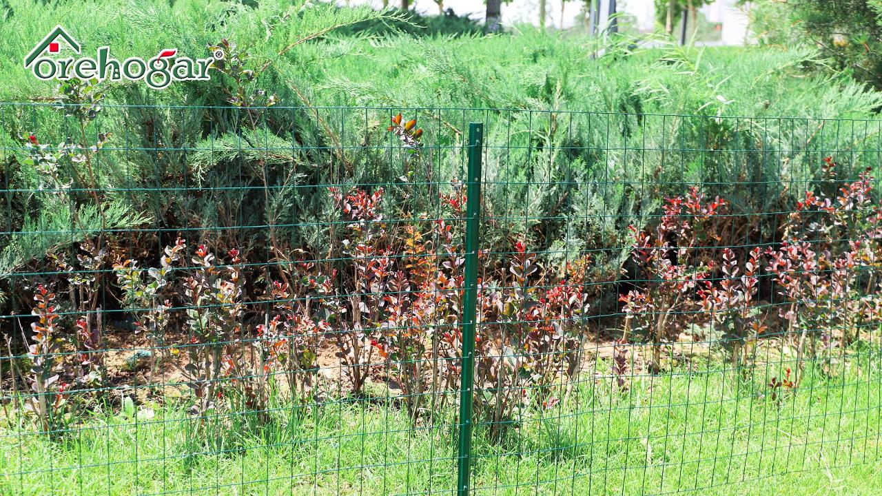 Postes Para Valla Jardín 125cm - Pack De 11 Unidades (verde)