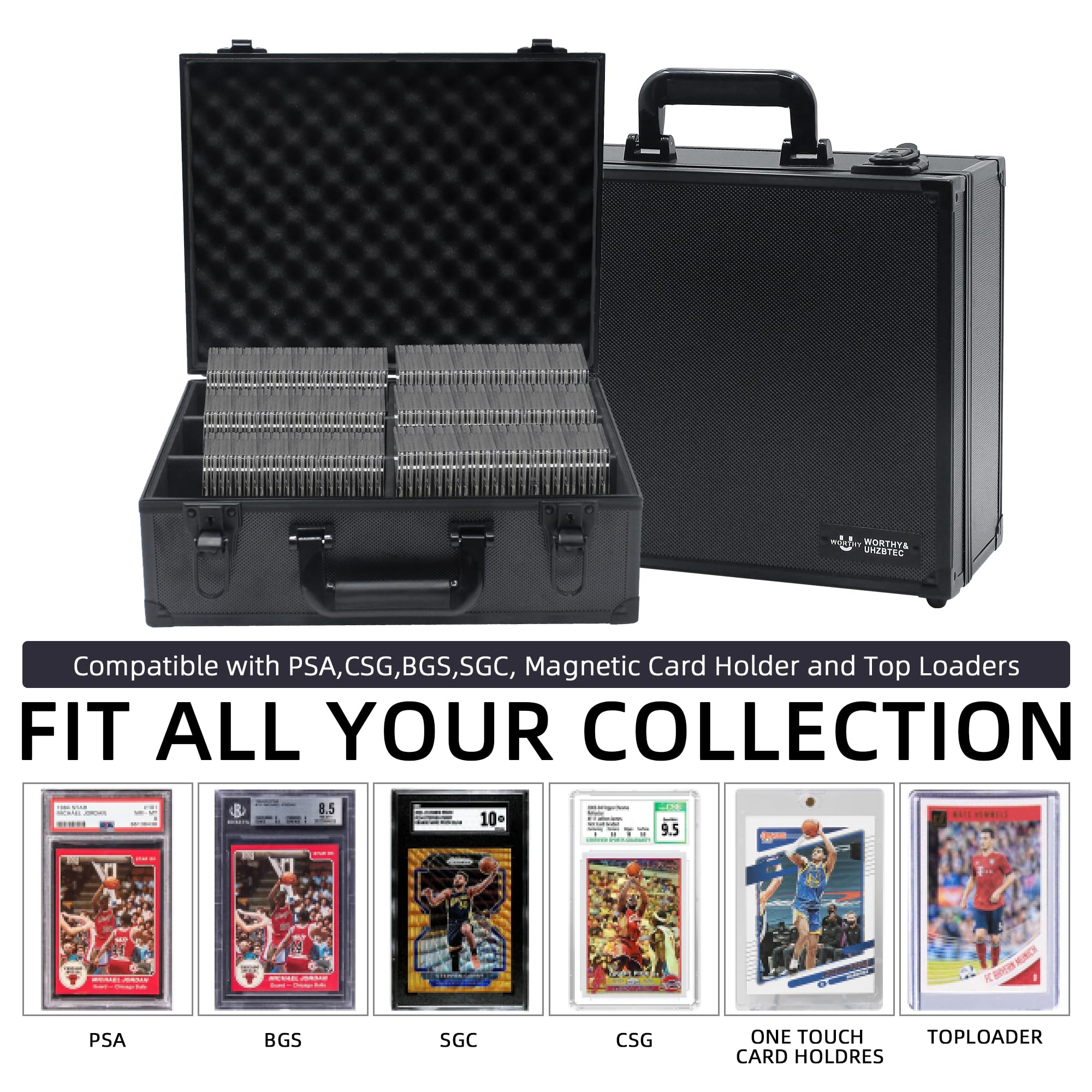 Amazon.com: UHZBTEC Graded Card Storage Box; Durable Sports, PSA