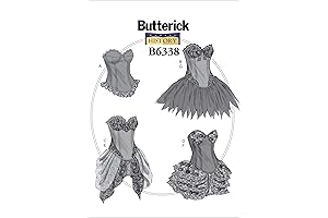 Butterick Women's Pattern B6338 for A5 Size 6-14 Curved Hem Corsets & Skirts