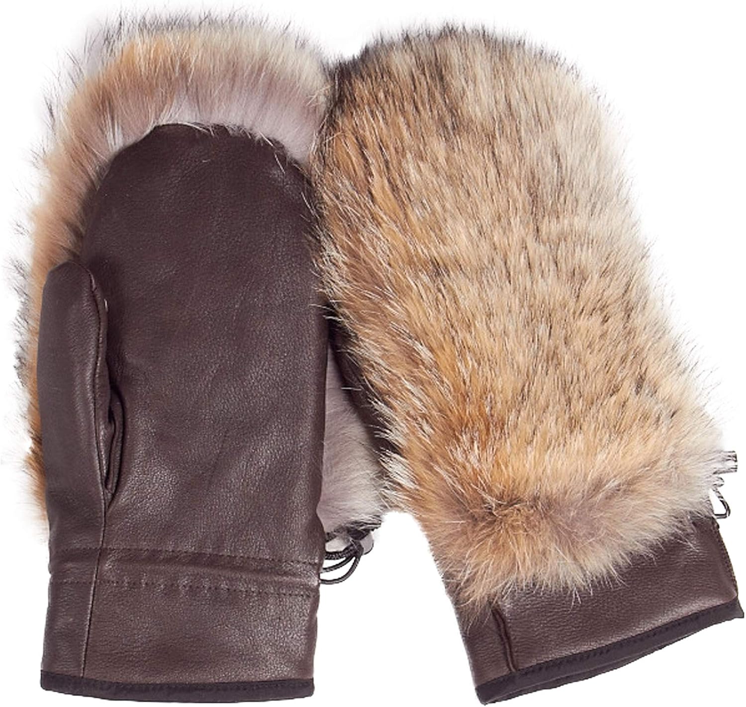 frr Men's Coyote Fur Mittens