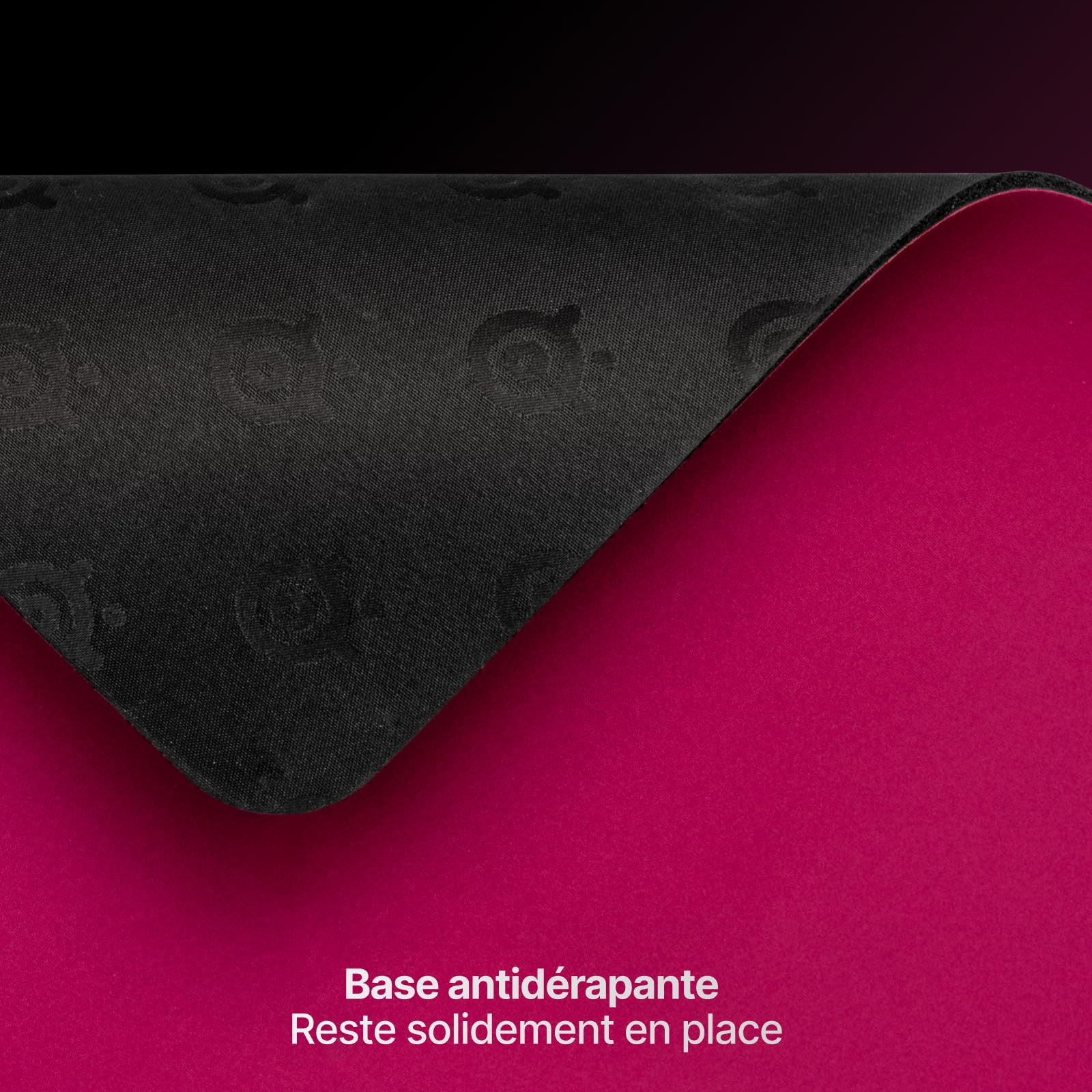 SteelSeries QCK Heavy- Tapis de Souris Gaming - Base antidérapante épaisse, Suivi précis optimisé FPS/MOBA/RTS/MMO - Disponible en 450×400×6 mm, Magenta