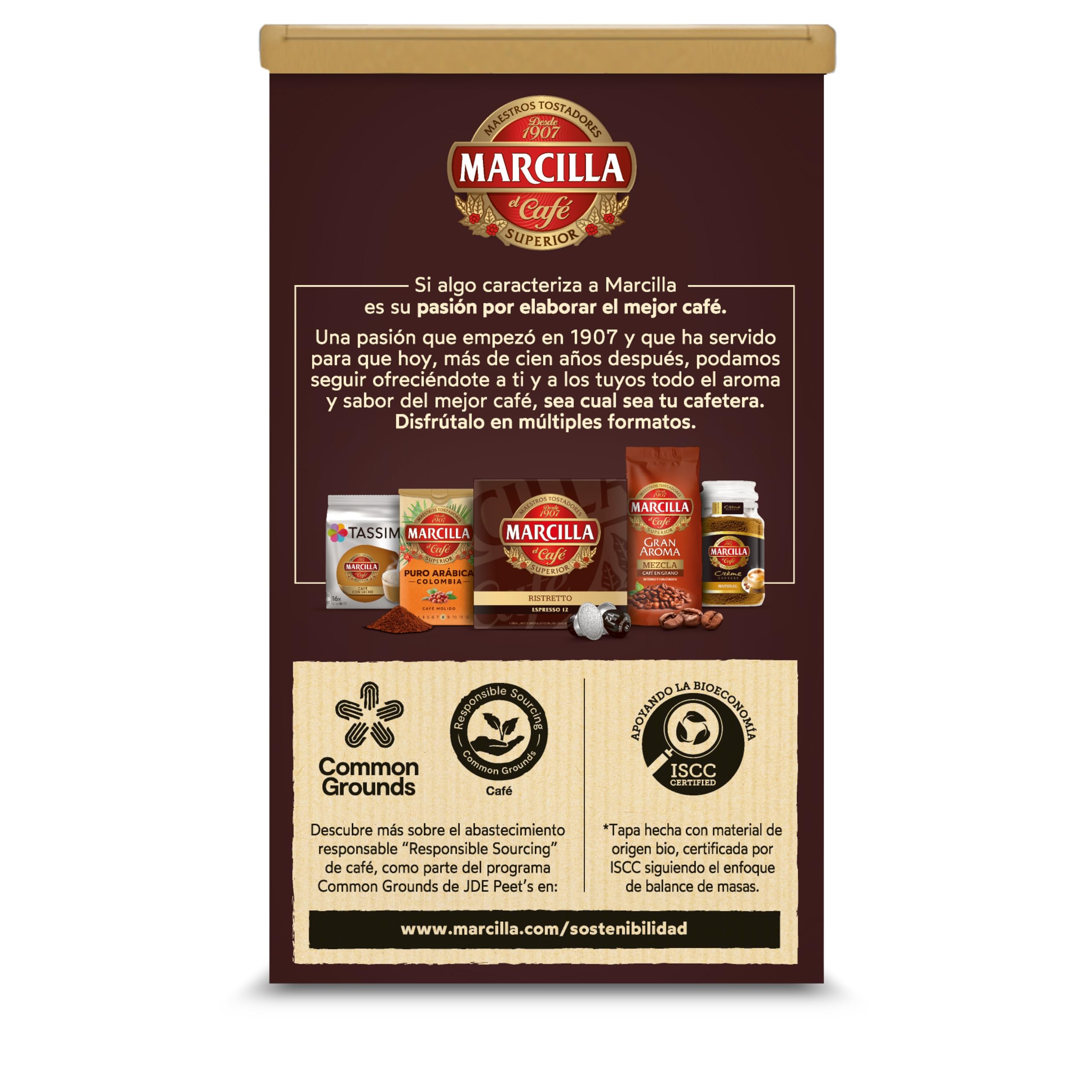 Marcilla Café molido Gran Aroma Extra Fuerte - 6 paquetes de 250 gr