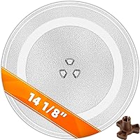 Vista 9 de Reemplazo de platos giratorios de microondas de 10 pulgadas, placa de vidrio para microondas compatible con Whirlpool, la pieza de repuesto exacta