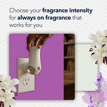 Glade PlugIns Refills Air Freshener, Scented and Essential Oils for Home and Bathroom, Lavender & Vanilla , 1.34 Fl Oz, 2 Count (Pack of 1)
