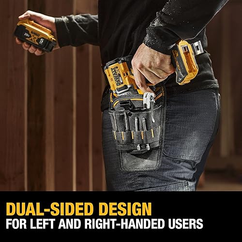 Miniatura 2 de DEWALT Funda de taladro para cinturón de herramientas, duradera, fácil acceso a herramientas (DWST540502)