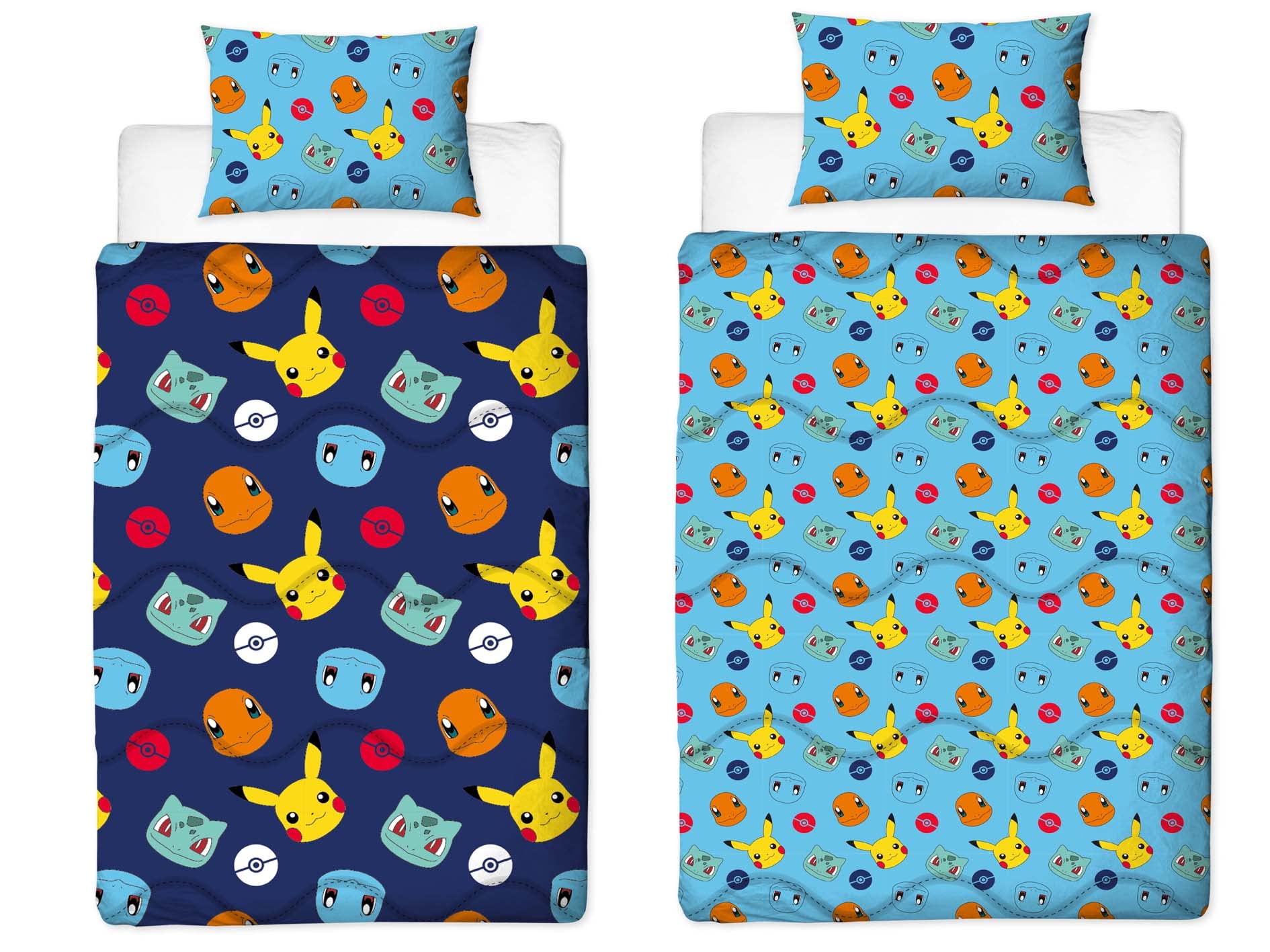 Rest Easy Bettdecke für Einzelbett, ohne Bezug, waschbar, ideal für Reisen und Übernachtungen, 10,5 Tog, Pokemon