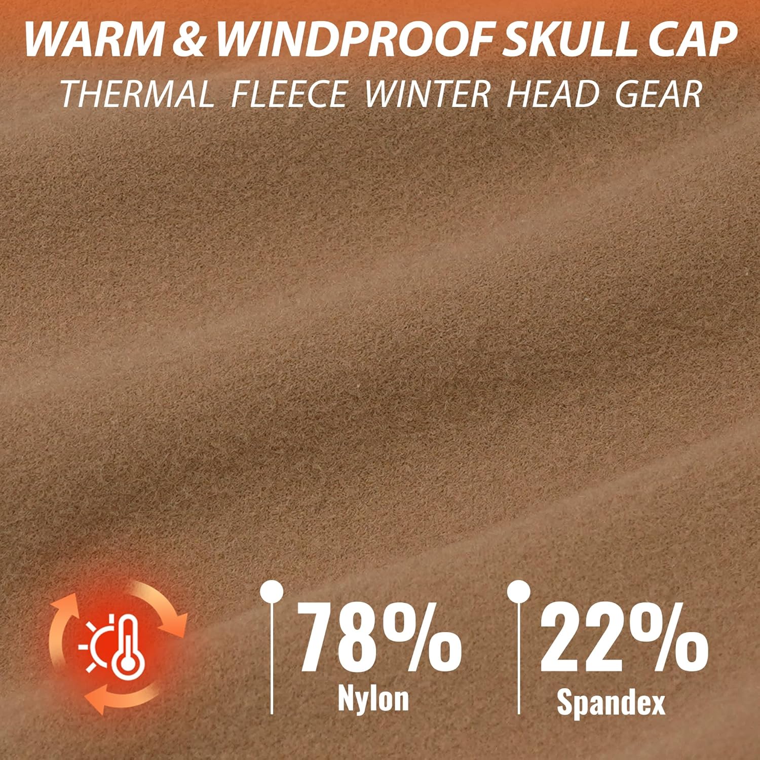 Qearl 5 Pcs Thermal Fleece Skull Cap Beanie with Ear Protection, Helmet Liner Winter Cycling Hat for Men Women Multicolor - Image 4