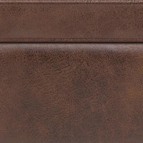 Miniatura 414 de SIMPLIHOME Owen - Bandeja rectangular moderna de mediados de siglo de 34 pulgadas de ancho, otomana pequeña para almacenamiento de mesa auxiliar, en