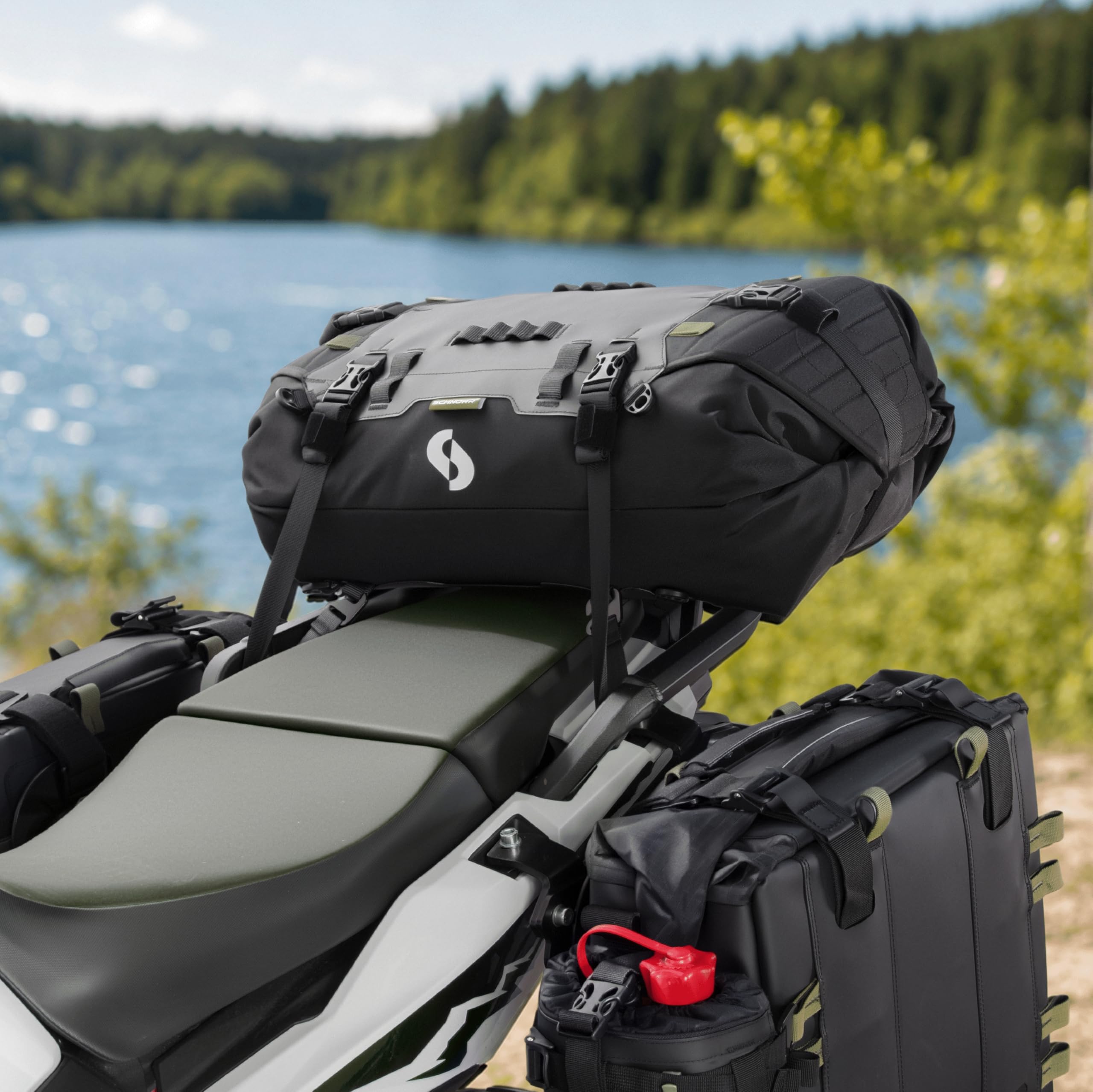 SCHNORR Universal Rearbag 40L beidseitig öffnend Motorrad Hecktasche wasserdicht