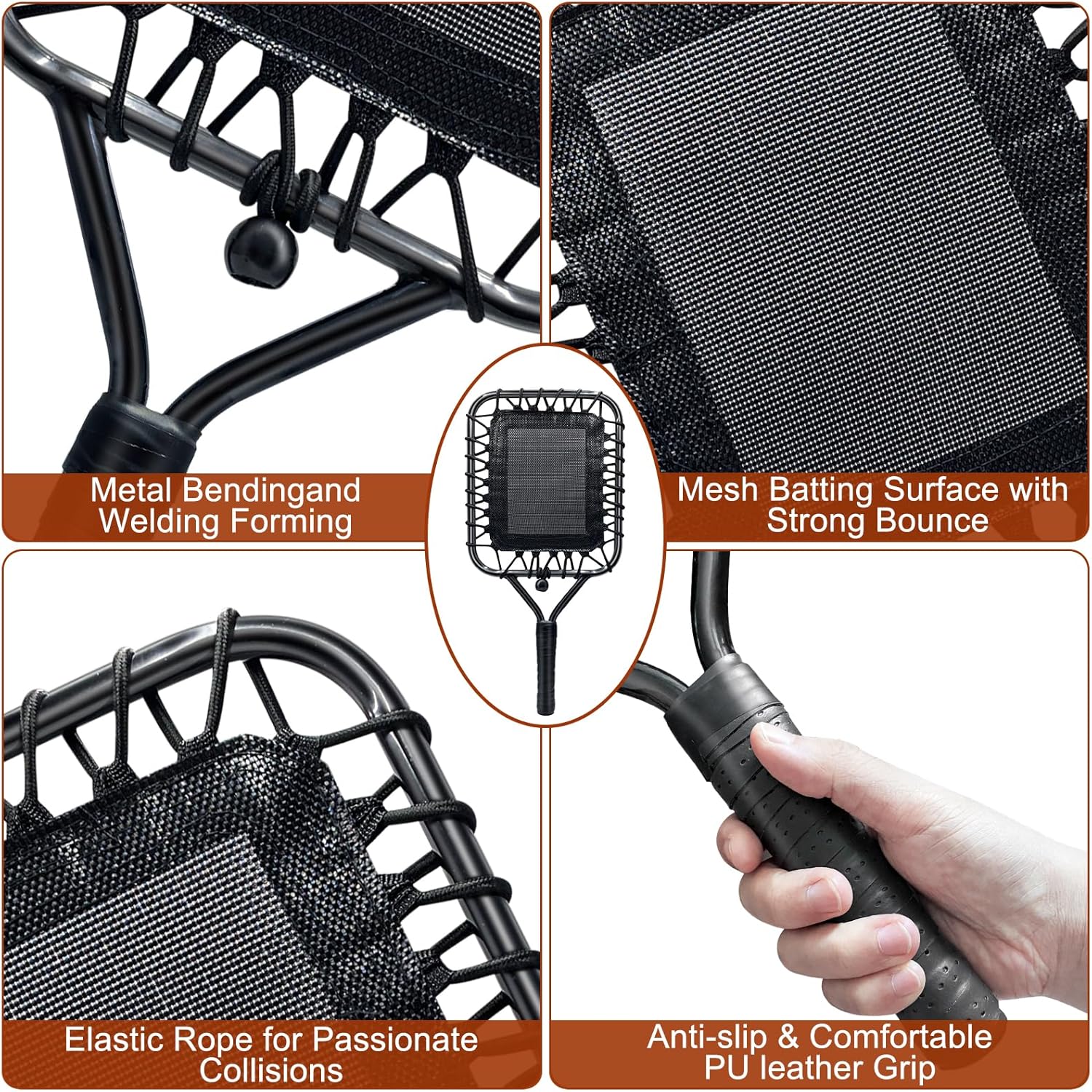 Baseball Racket for Fly Balls, 15oz Fungo Racket/Baseball Racket for Coaches and Parents to Help Players Practice Hitting Grounders and Pop Flies, Must have Softball/Baseball Training Equipment